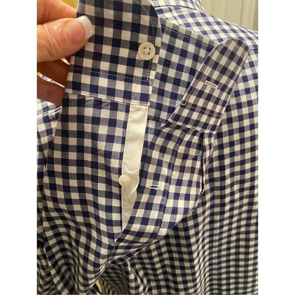 J. Crew Men’s Ludlow Blue & White Gingham Casual Button Front Shirt Size M - Picture 5 of 5